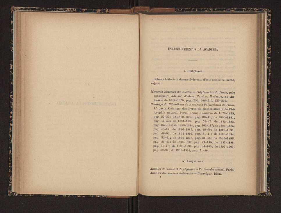 Annuario da Academia Polytechnica do Porto. A. 25 (1901-1902) / Ex. 2 39