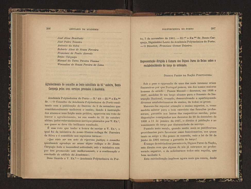 Annuario da Academia Polytechnica do Porto. A. 25 (1901-1902) / Ex. 2 111