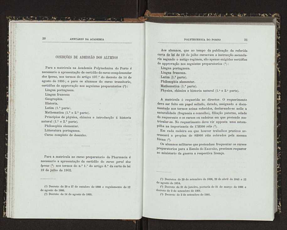 Annuario da Academia Polytechnica do Porto. A. 26 (1902-1903) / Ex. 2 22