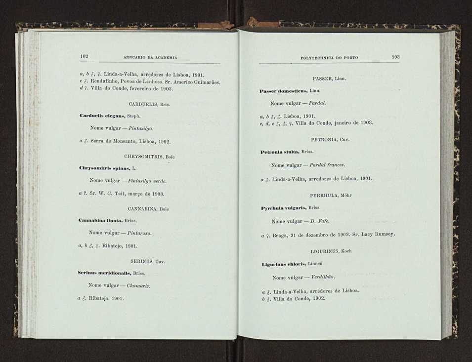 Annuario da Academia Polytechnica do Porto. A. 26 (1902-1903) / Ex. 2 59