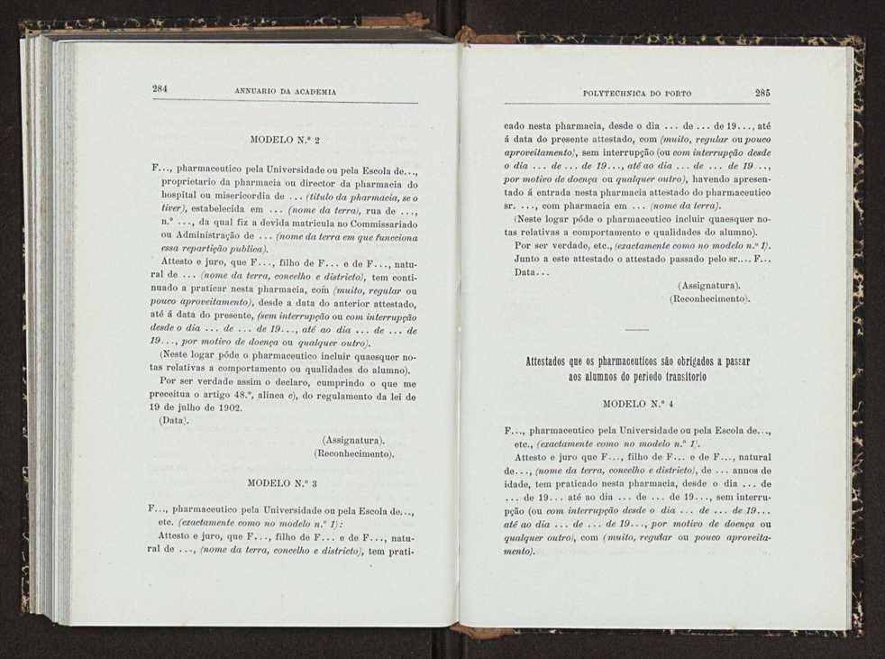 Annuario da Academia Polytechnica do Porto. A. 26 (1902-1903) / Ex. 2 150