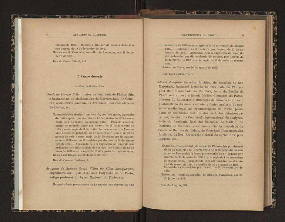 Annuario da Academia Polytechnica do Porto. A. 27 (1903-1904) / Ex. 2 9