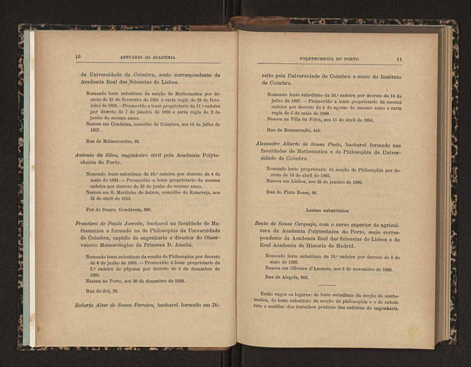 Annuario da Academia Polytechnica do Porto. A. 27 (1903-1904) / Ex. 2 12