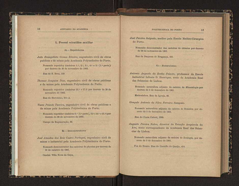 Annuario da Academia Polytechnica do Porto. A. 27 (1903-1904) / Ex. 2 13