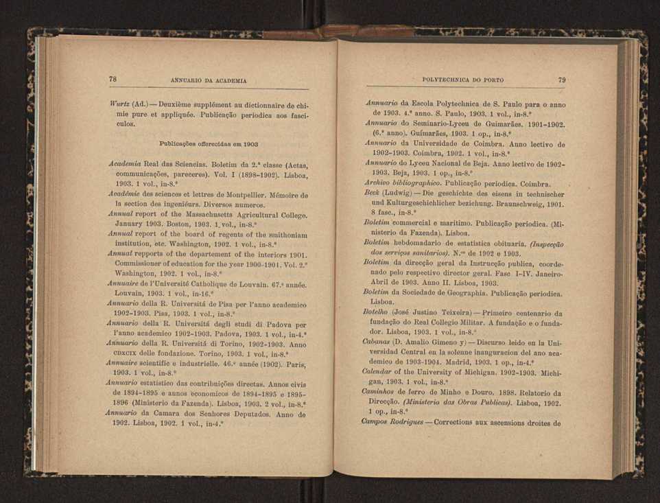Annuario da Academia Polytechnica do Porto. A. 27 (1903-1904) / Ex. 2 47