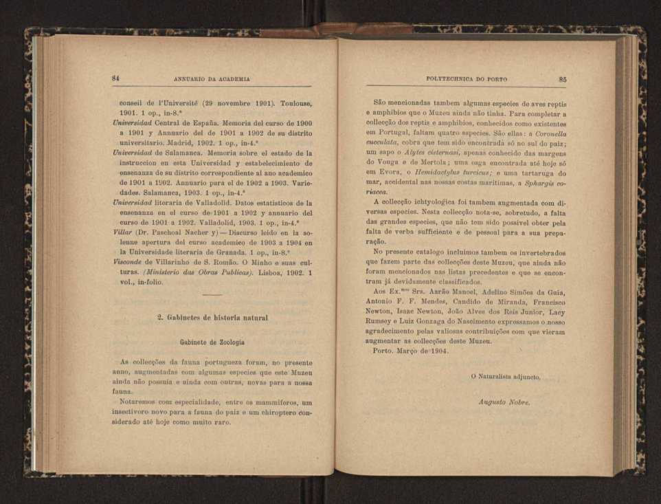 Annuario da Academia Polytechnica do Porto. A. 27 (1903-1904) / Ex. 2 50