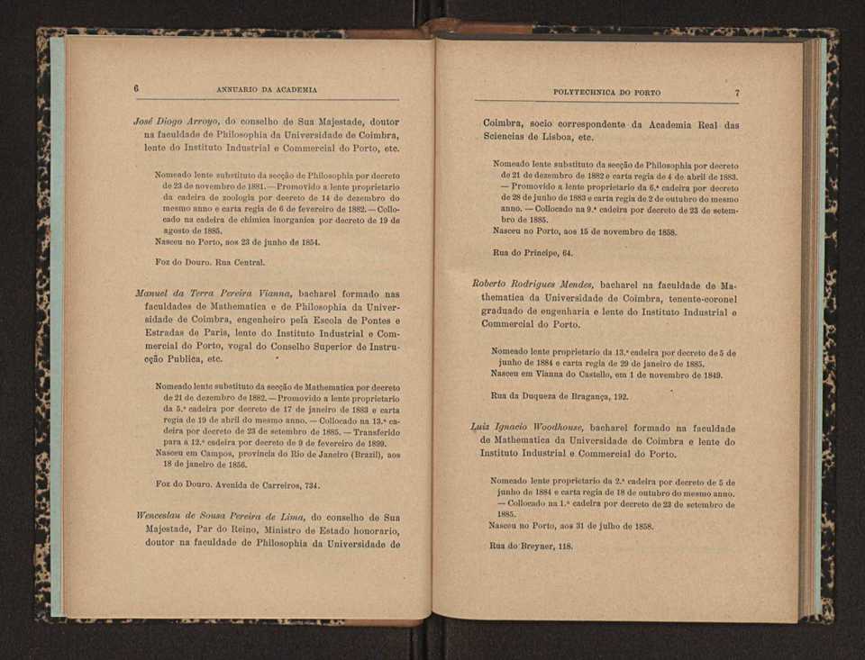 Annuario da Academia Polytechnica do Porto. A. 28 (1904-1905) / Ex. 2 7
