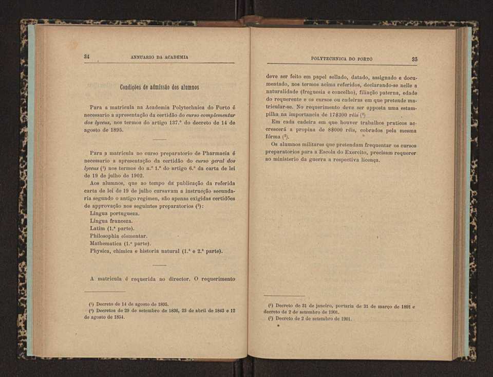 Annuario da Academia Polytechnica do Porto. A. 28 (1904-1905) / Ex. 2 21