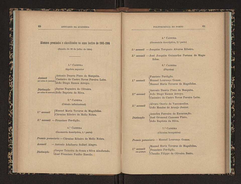 Annuario da Academia Polytechnica do Porto. A. 28 (1904-1905) / Ex. 2 34