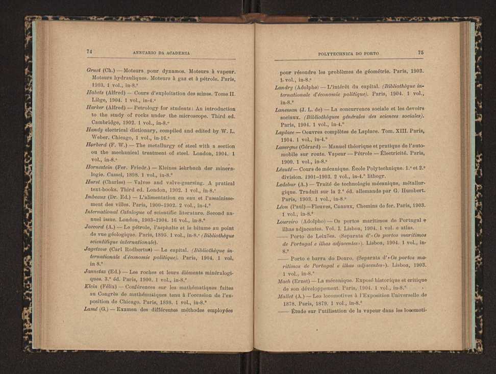 Annuario da Academia Polytechnica do Porto. A. 28 (1904-1905) / Ex. 2 42