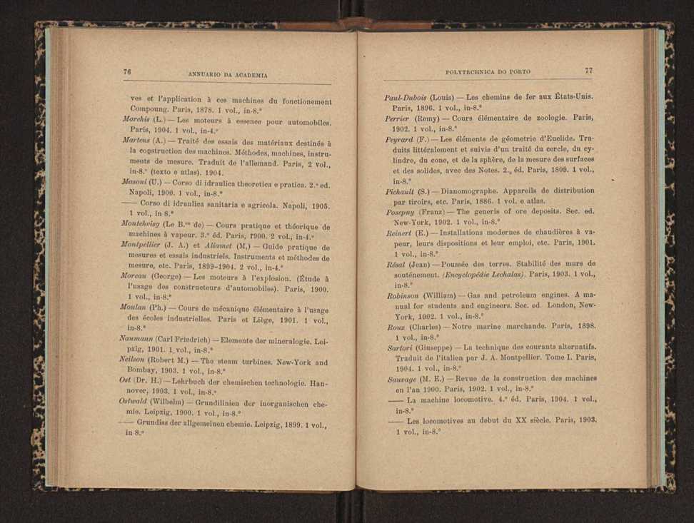 Annuario da Academia Polytechnica do Porto. A. 28 (1904-1905) / Ex. 2 43