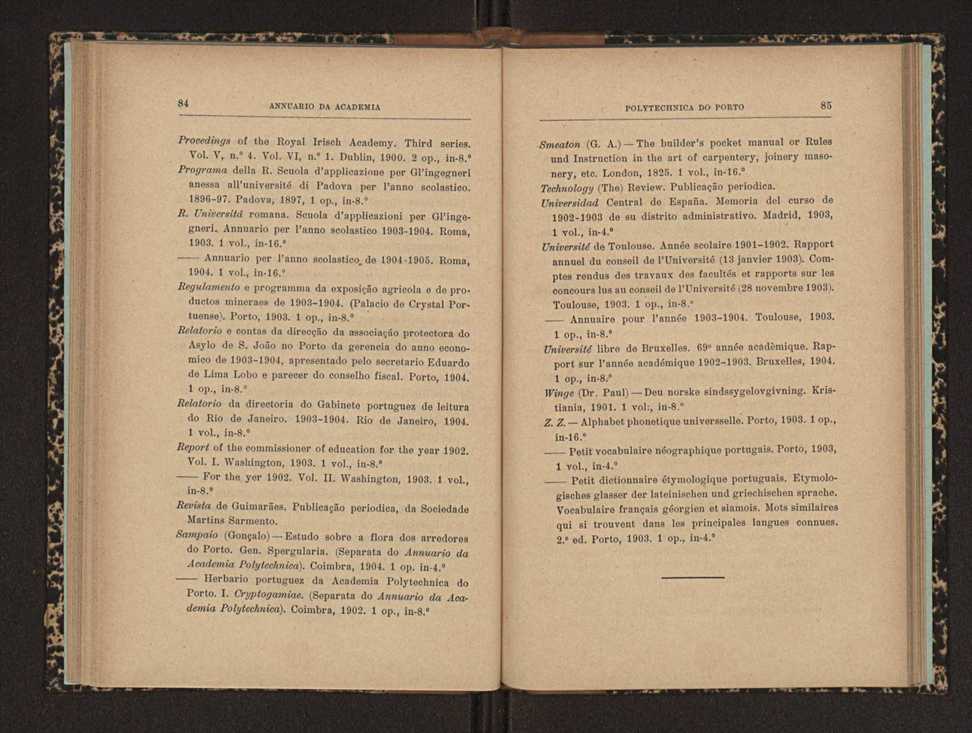 Annuario da Academia Polytechnica do Porto. A. 28 (1904-1905) / Ex. 2 47