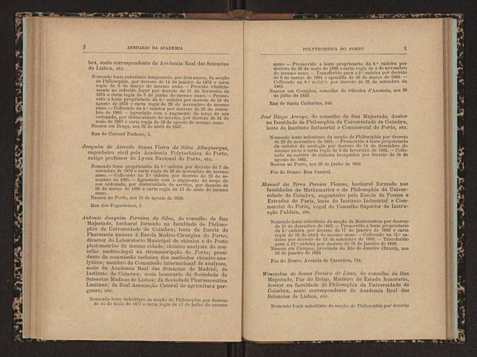 Annuario da Academia Polytechnica do Porto. A. 29 (1905-1906) / Ex. 2 4