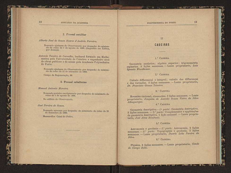 Annuario da Academia Polytechnica do Porto. A. 29 (1905-1906) / Ex. 2 9