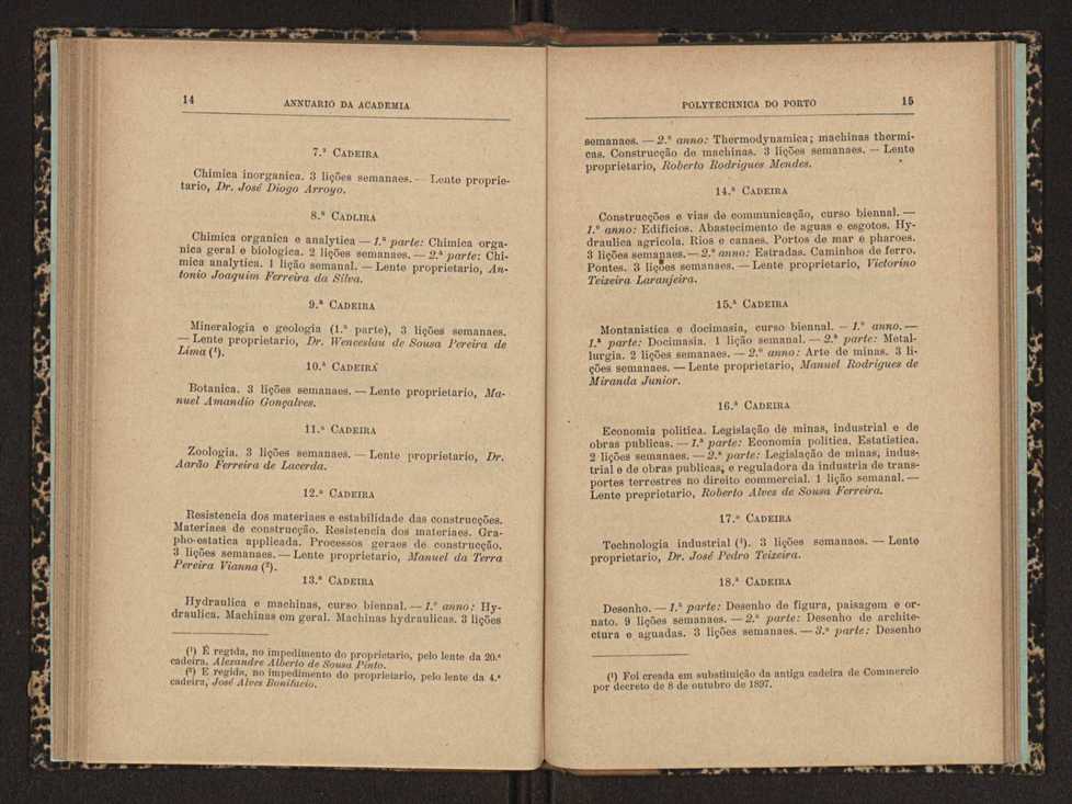 Annuario da Academia Polytechnica do Porto. A. 29 (1905-1906) / Ex. 2 10