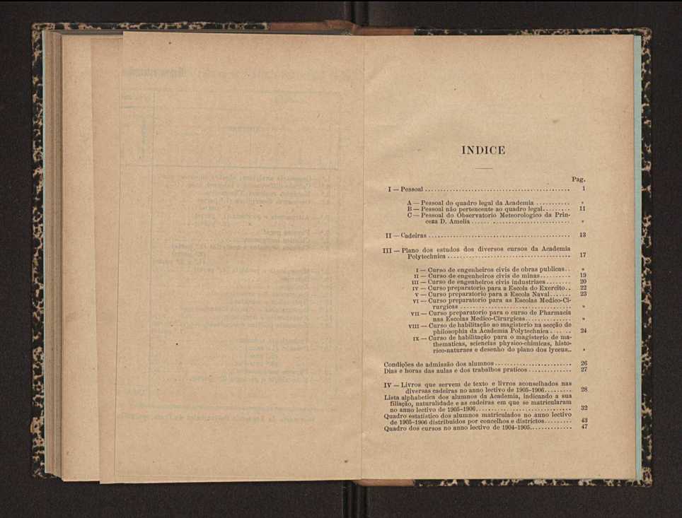 Annuario da Academia Polytechnica do Porto. A. 29 (1905-1906) / Ex. 2 39