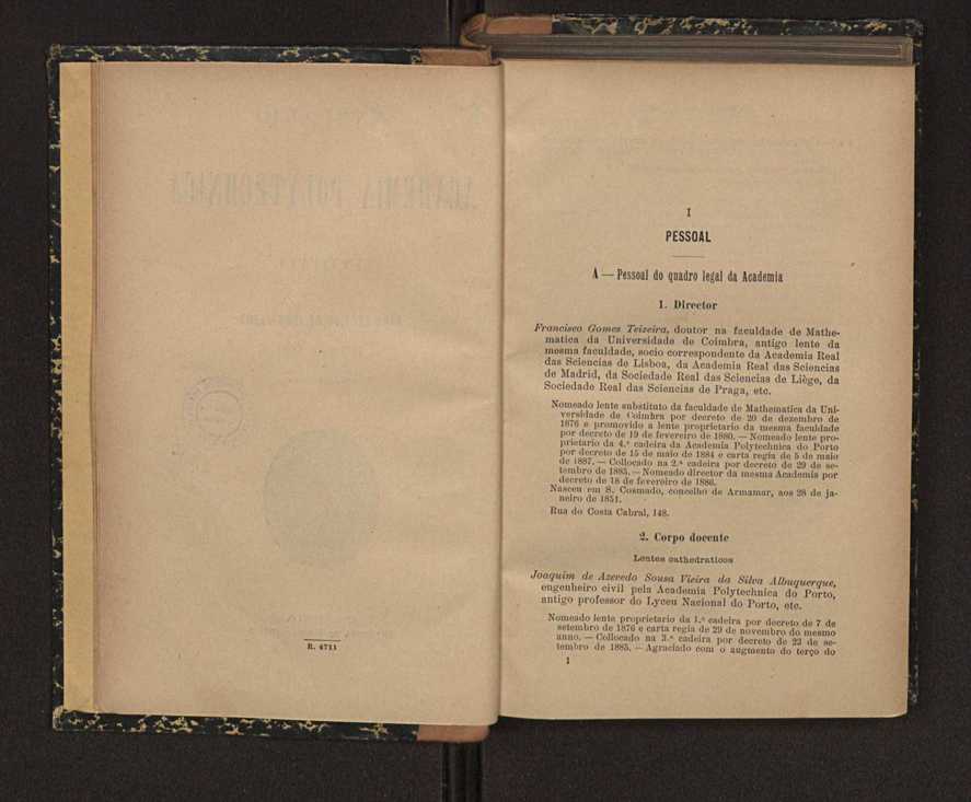 Annuario da Academia Polytechnica do Porto. A. 30 (1906-1907) / Ex. 2 4