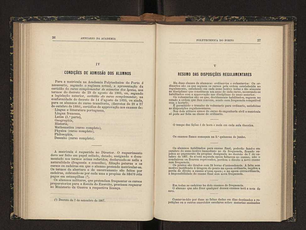 Annuario da Academia Polytechnica do Porto. A. 33 (1909-1910) / Ex. 2 14