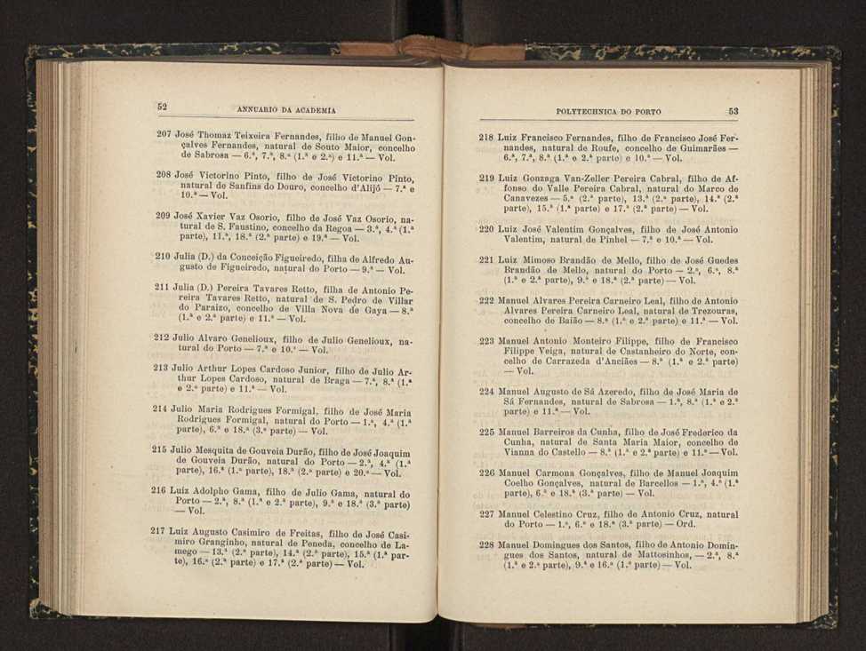Annuario da Academia Polytechnica do Porto. A. 33 (1909-1910) / Ex. 2 27