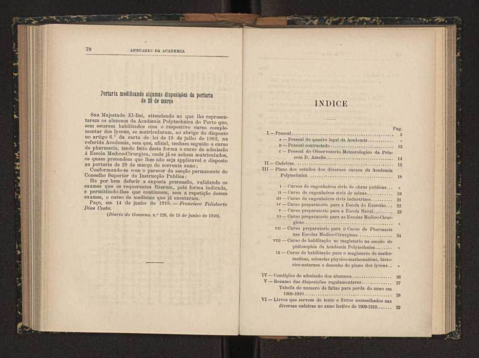 Annuario da Academia Polytechnica do Porto. A. 33 (1909-1910) / Ex. 2 42