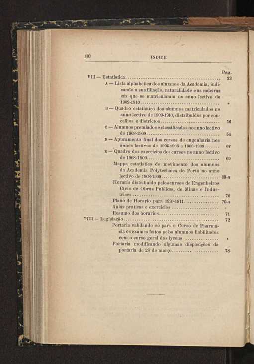 Annuario da Academia Polytechnica do Porto. A. 33 (1909-1910) / Ex. 2 43