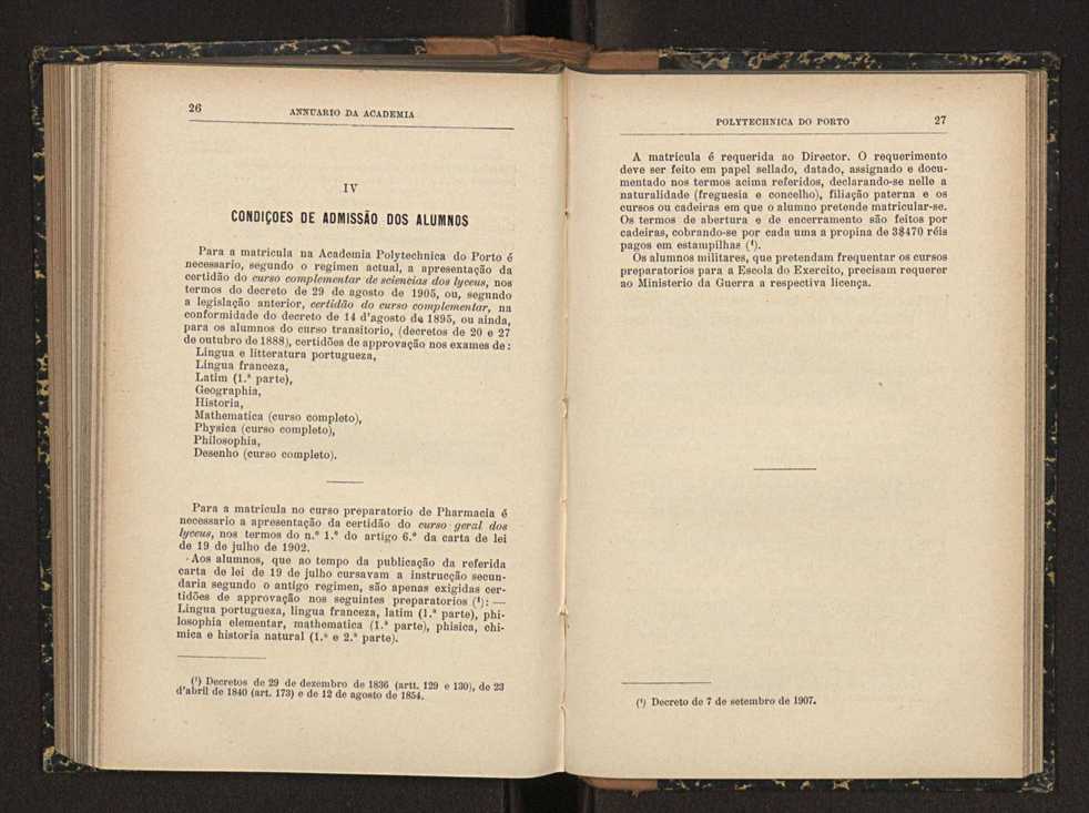 Annuario da Academia Polytechnica do Porto. A. 34 (1910-1911) / Ex. 2 14