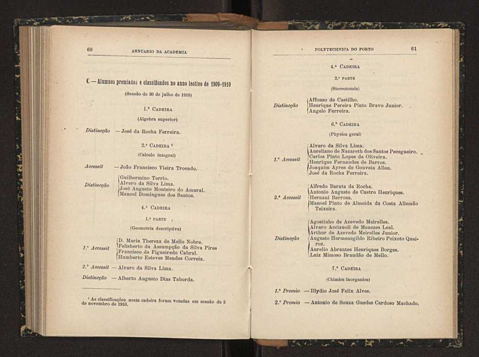 Annuario da Academia Polytechnica do Porto. A. 34 (1910-1911) / Ex. 2 31