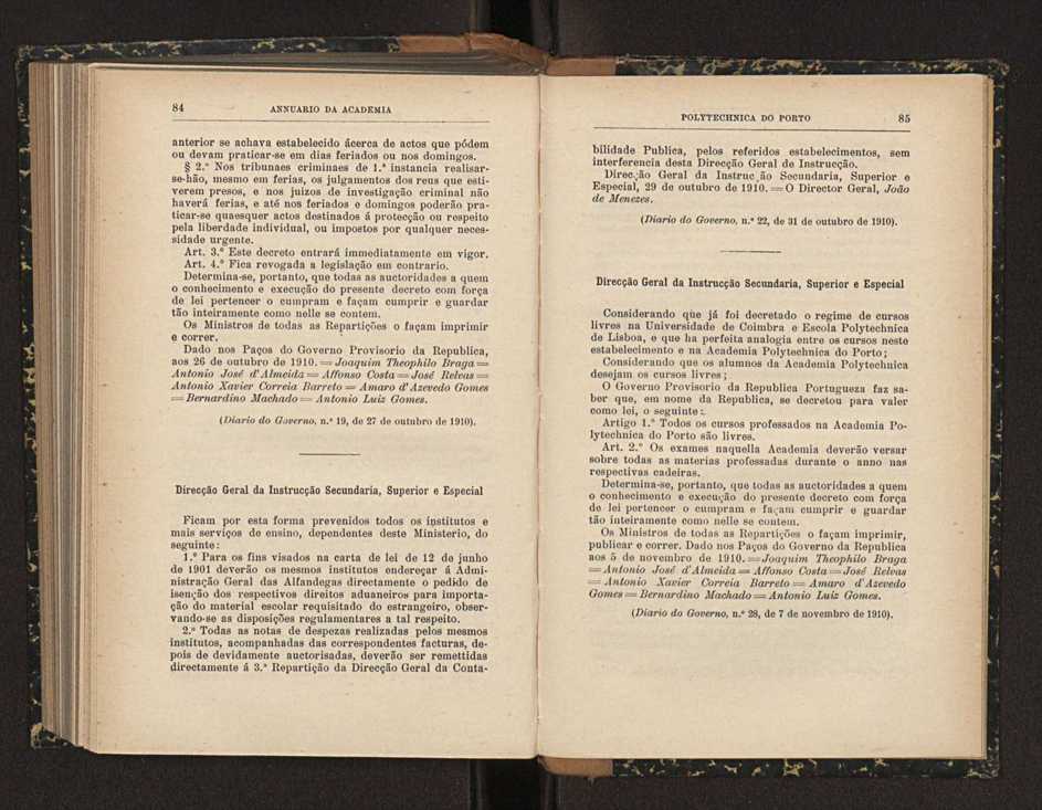 Annuario da Academia Polytechnica do Porto. A. 34 (1910-1911) / Ex. 2 44