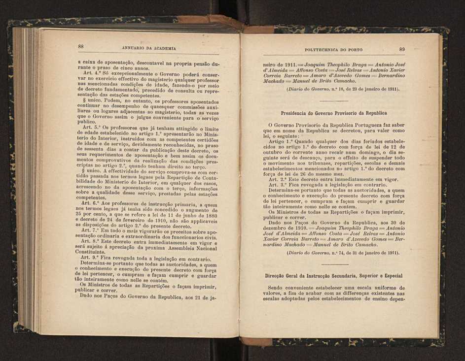 Annuario da Academia Polytechnica do Porto. A. 34 (1910-1911) / Ex. 2 46