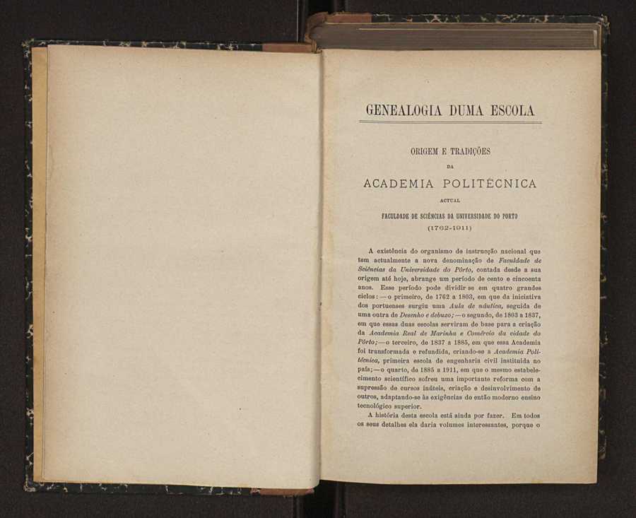 Anurio da Faculdade de Scincias da Universidade do Porto : (antiga Academia Politcnica). 1911/1912 - 1913/1914 / Ex. 2 5