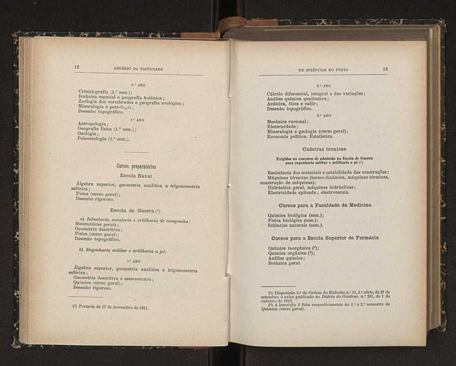Anurio da Faculdade de Scincias da Universidade do Porto : (antiga Academia Politcnica). 1911/1912 - 1913/1914 / Ex. 2 39
