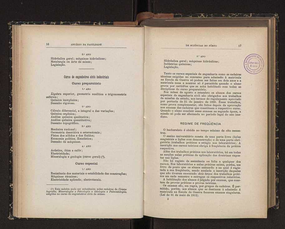 Anurio da Faculdade de Scincias da Universidade do Porto : (antiga Academia Politcnica). 1911/1912 - 1913/1914 / Ex. 2 41