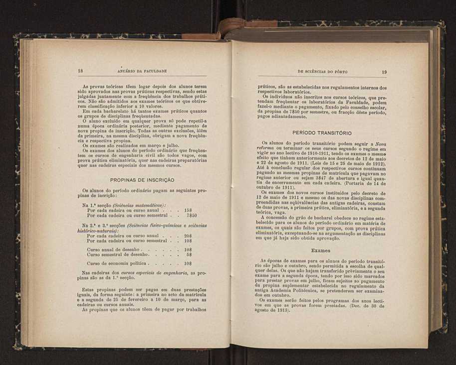 Anurio da Faculdade de Scincias da Universidade do Porto : (antiga Academia Politcnica). 1911/1912 - 1913/1914 / Ex. 2 42