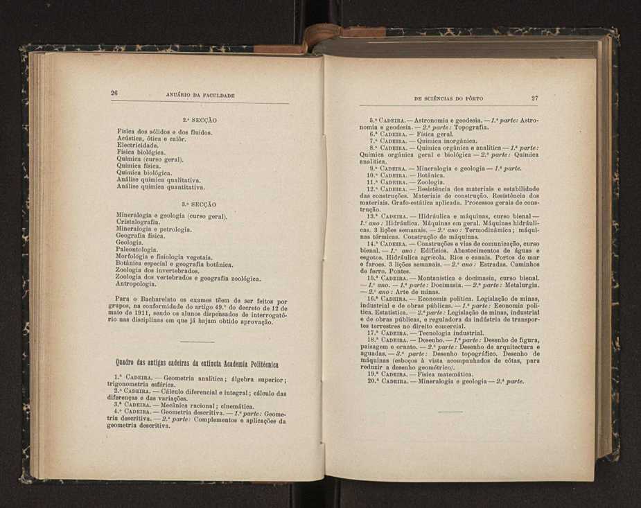 Anurio da Faculdade de Scincias da Universidade do Porto : (antiga Academia Politcnica). 1911/1912 - 1913/1914 / Ex. 2 46
