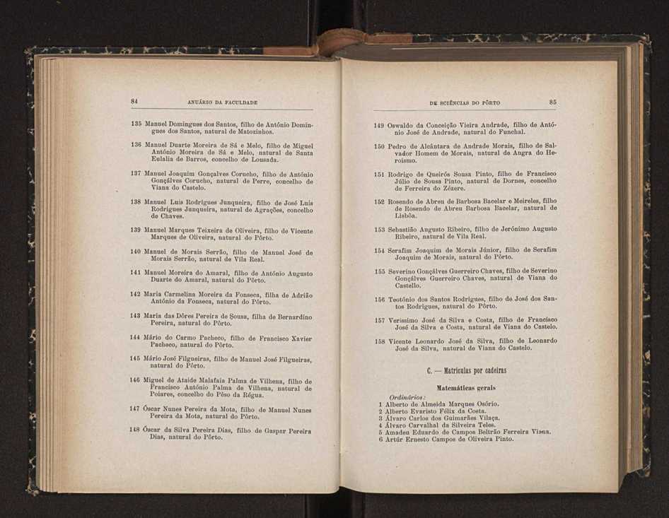 Anurio da Faculdade de Scincias da Universidade do Porto : (antiga Academia Politcnica). 1911/1912 - 1913/1914 / Ex. 2 75