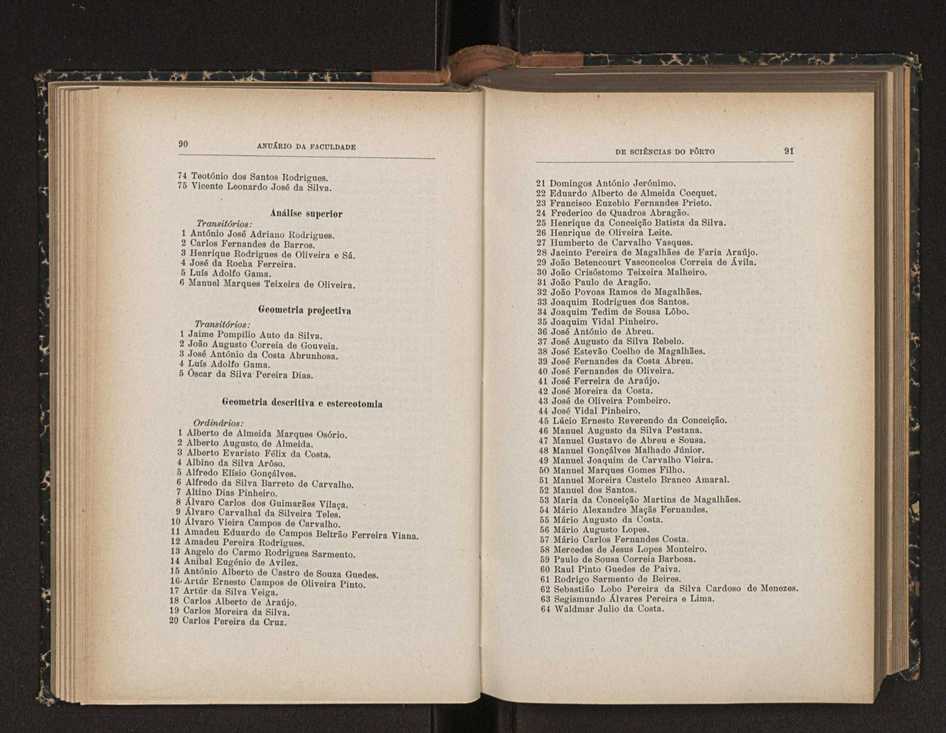 Anurio da Faculdade de Scincias da Universidade do Porto : (antiga Academia Politcnica). 1911/1912 - 1913/1914 / Ex. 2 78