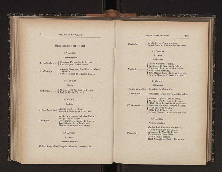 Anurio da Faculdade de Scincias da Universidade do Porto : (antiga Academia Politcnica). 1911/1912 - 1913/1914 / Ex. 2 145