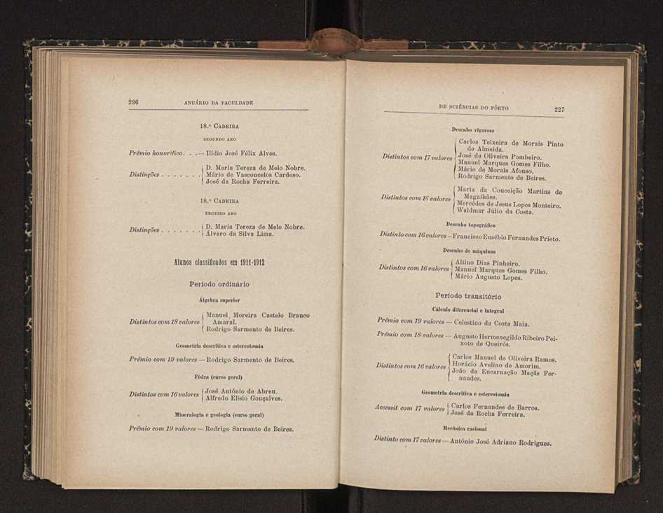 Anurio da Faculdade de Scincias da Universidade do Porto : (antiga Academia Politcnica). 1911/1912 - 1913/1914 / Ex. 2 147