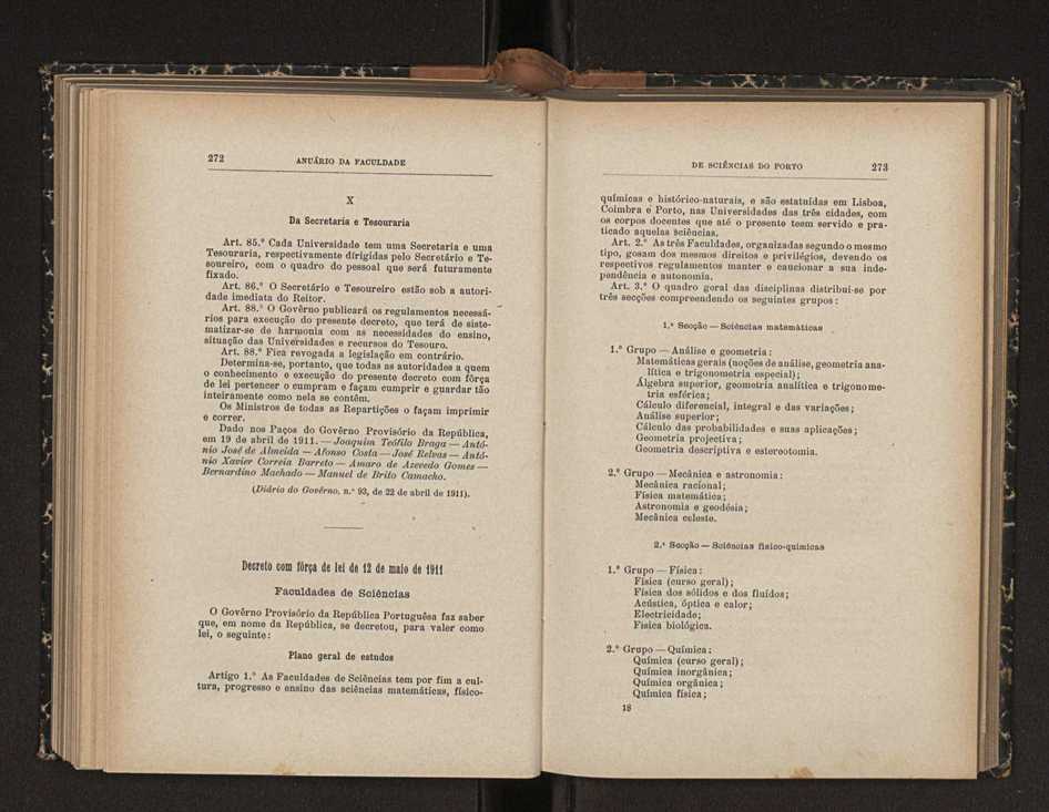 Anurio da Faculdade de Scincias da Universidade do Porto : (antiga Academia Politcnica). 1911/1912 - 1913/1914 / Ex. 2 170