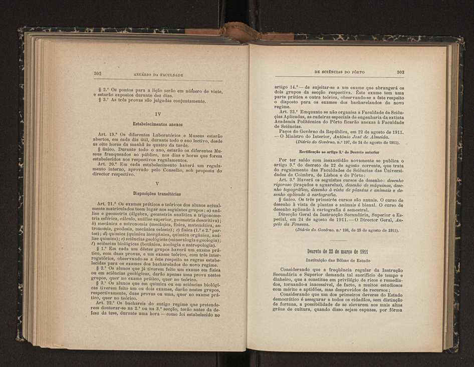 Anurio da Faculdade de Scincias da Universidade do Porto : (antiga Academia Politcnica). 1911/1912 - 1913/1914 / Ex. 2 185
