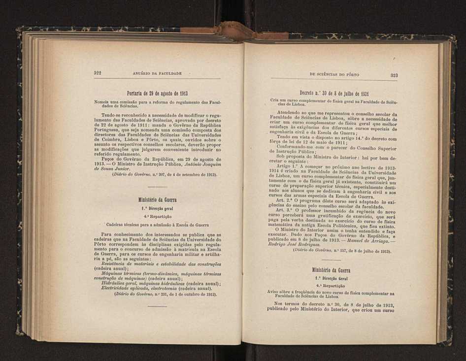 Anurio da Faculdade de Scincias da Universidade do Porto : (antiga Academia Politcnica). 1911/1912 - 1913/1914 / Ex. 2 195