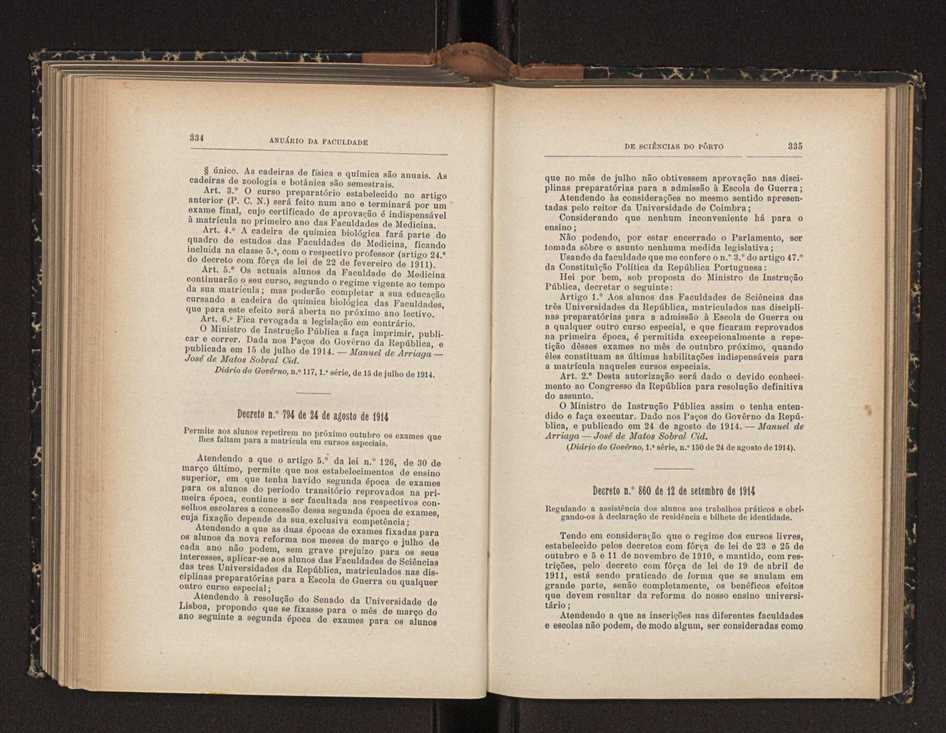 Anurio da Faculdade de Scincias da Universidade do Porto : (antiga Academia Politcnica). 1911/1912 - 1913/1914 / Ex. 2 201