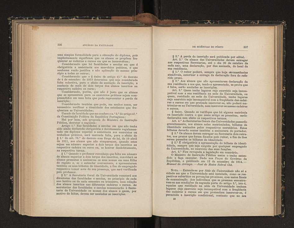 Anurio da Faculdade de Scincias da Universidade do Porto : (antiga Academia Politcnica). 1911/1912 - 1913/1914 / Ex. 2 202