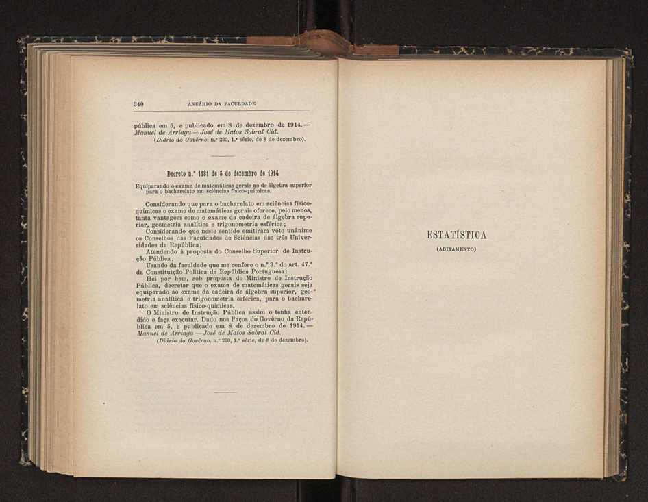 Anurio da Faculdade de Scincias da Universidade do Porto : (antiga Academia Politcnica). 1911/1912 - 1913/1914 / Ex. 2 204