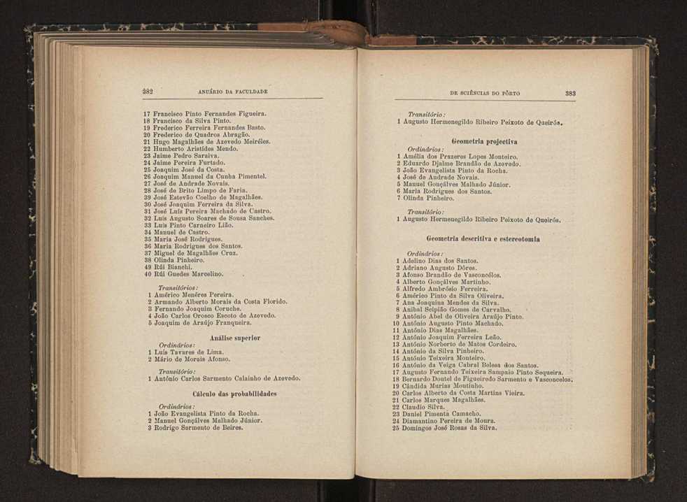 Anurio da Faculdade de Scincias da Universidade do Porto : (antiga Academia Politcnica). 1911/1912 - 1913/1914 / Ex. 2 225