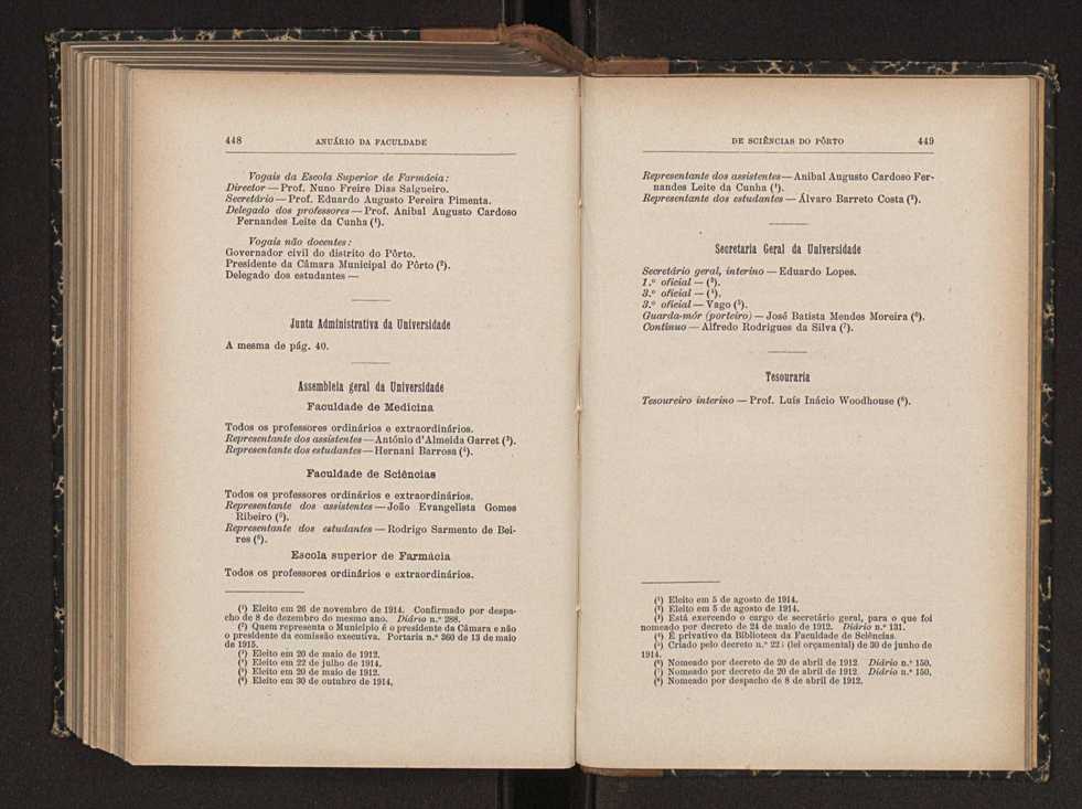 Anurio da Faculdade de Scincias da Universidade do Porto : (antiga Academia Politcnica). 1911/1912 - 1913/1914 / Ex. 2 257