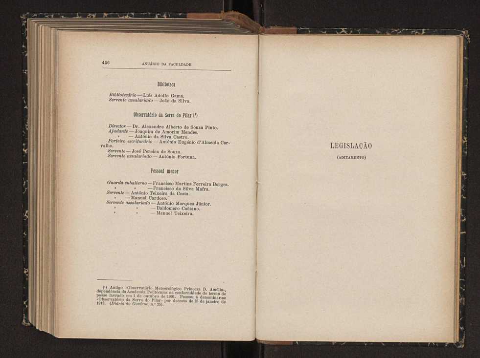 Anurio da Faculdade de Scincias da Universidade do Porto : (antiga Academia Politcnica). 1911/1912 - 1913/1914 / Ex. 2 261