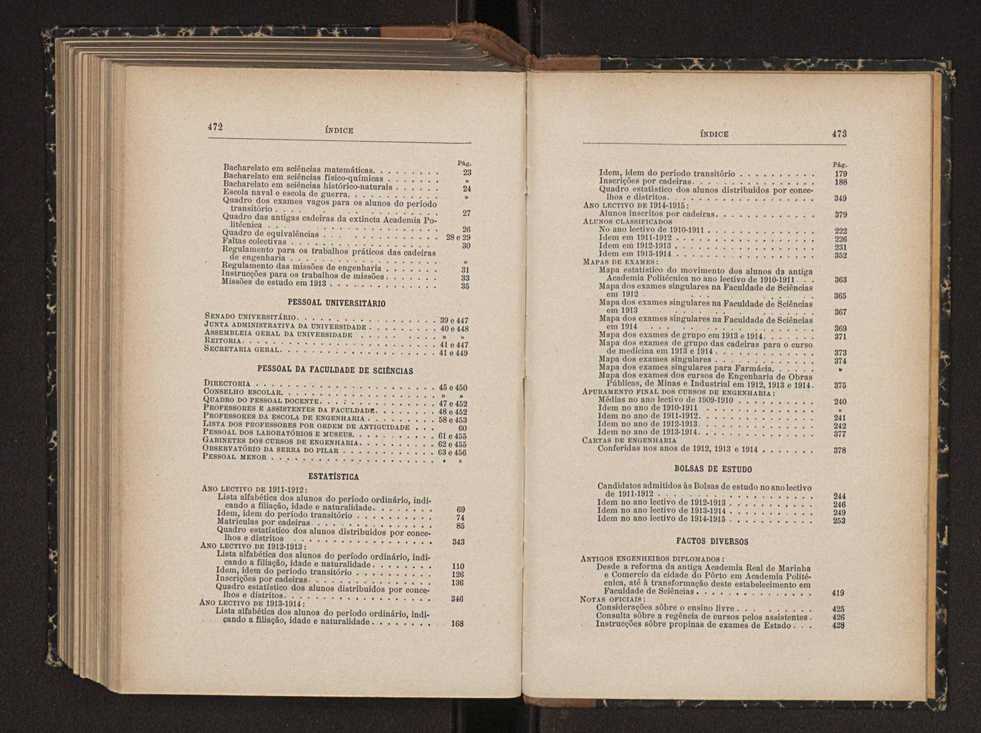 Anurio da Faculdade de Scincias da Universidade do Porto : (antiga Academia Politcnica). 1911/1912 - 1913/1914 / Ex. 2 269