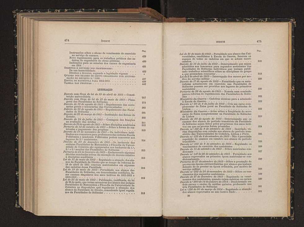 Anurio da Faculdade de Scincias da Universidade do Porto : (antiga Academia Politcnica). 1911/1912 - 1913/1914 / Ex. 2 270