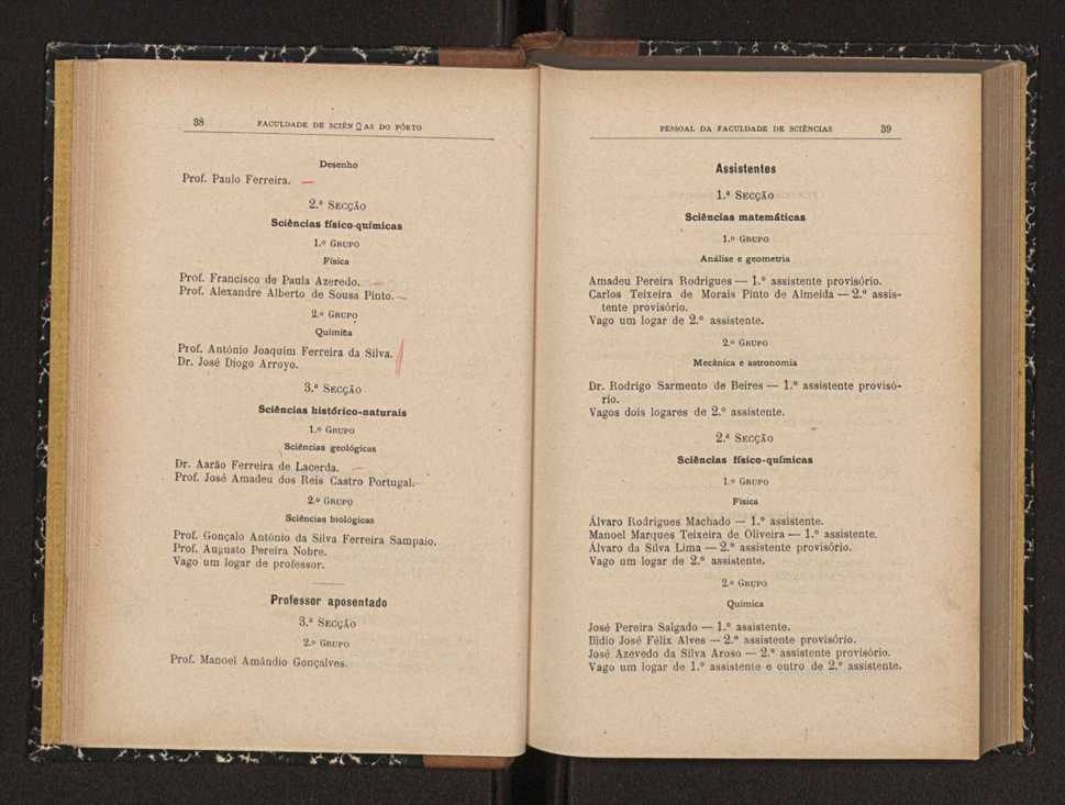 Anurio da Faculdade de Scincias da Universidade do Porto : (antiga Academia Politcnica). 1914/1915 - 1917/1918 / Ex. 2 20